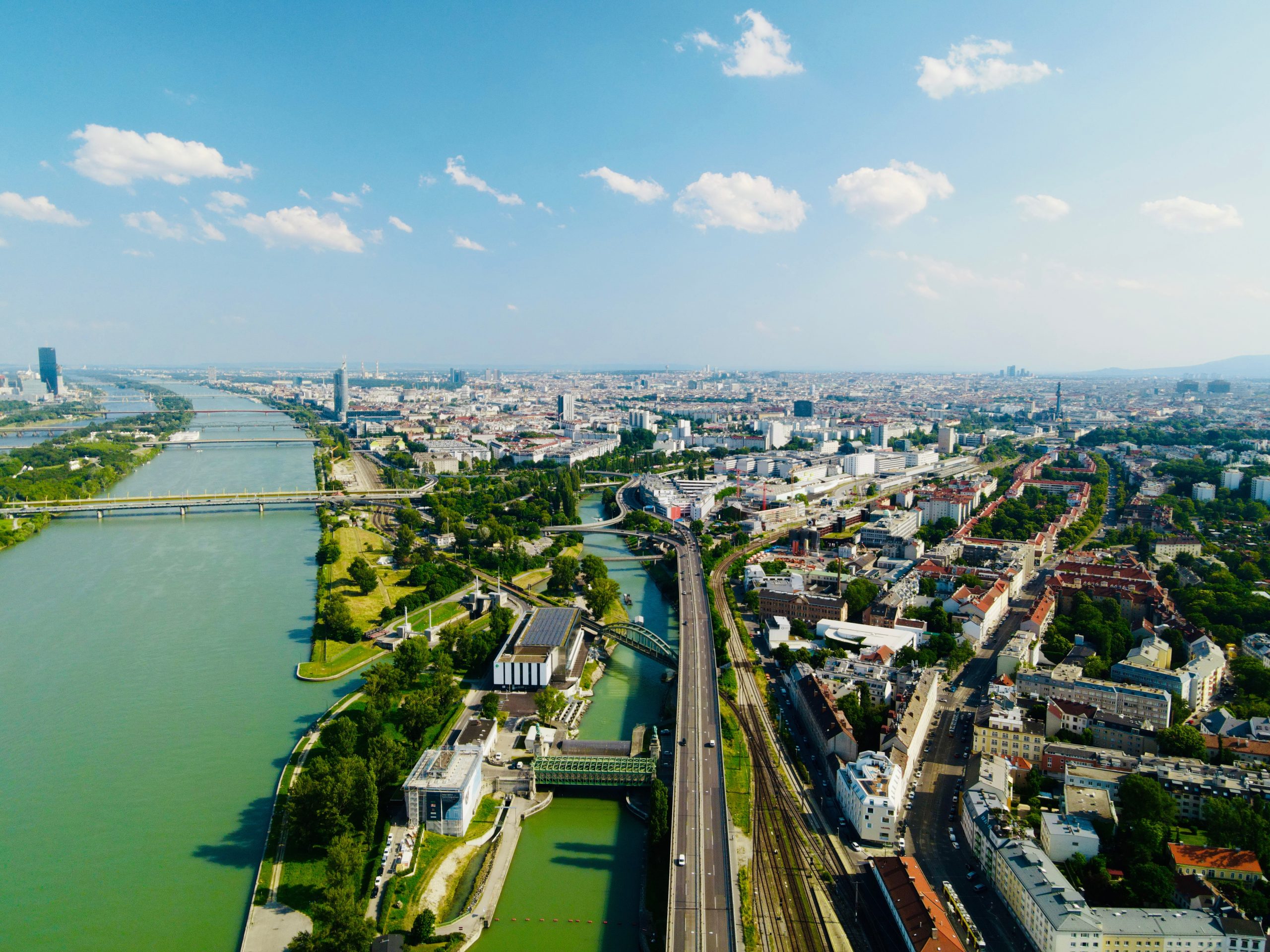 Vienna - Danube view